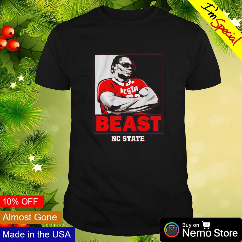 Beast DJ Burns NC State Wolfpack shirt