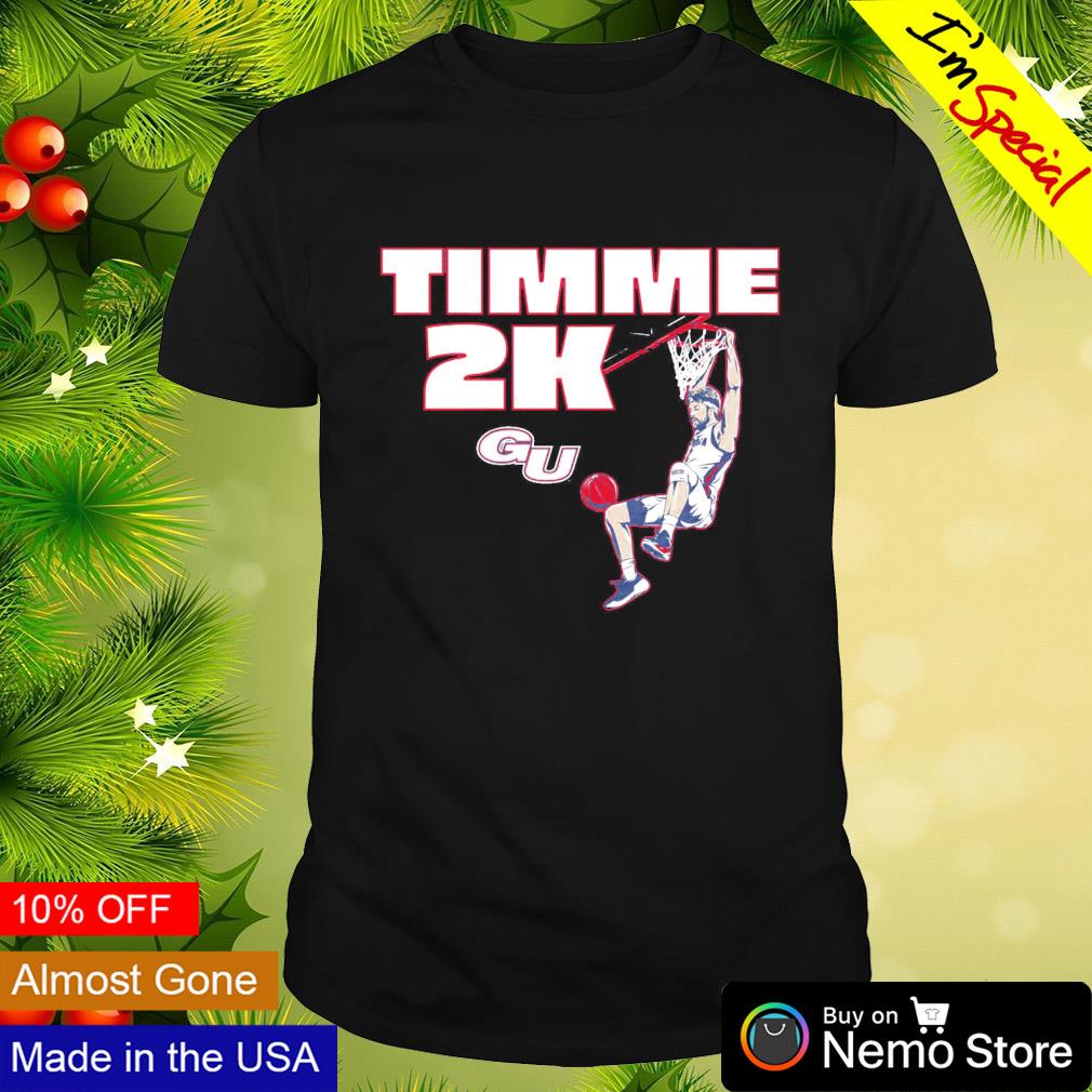 Drew Timme 2K Gonzaga Bulldogs basketball shirt