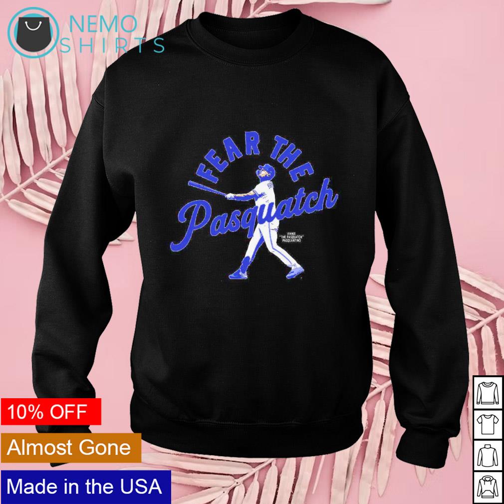Fear the Pasquatch Vinnie Pasquantino Kansas City Royals shirt, hoodie,  sweater and v-neck t-shirt