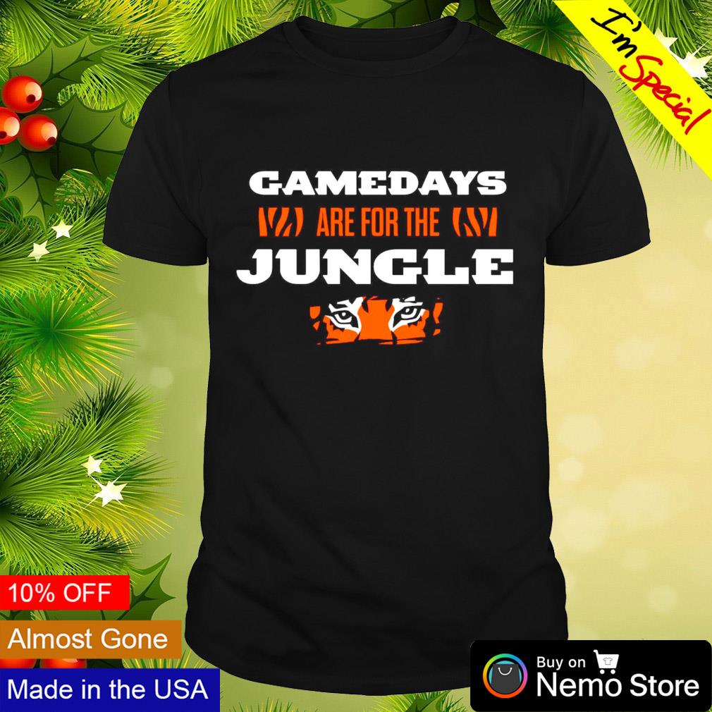 Gamedays are for the jungle Cincinnati Bengals football shirt
