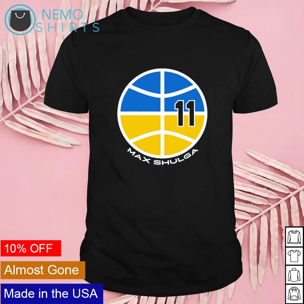 Max Shulga 11 Ukraine basketball shirt