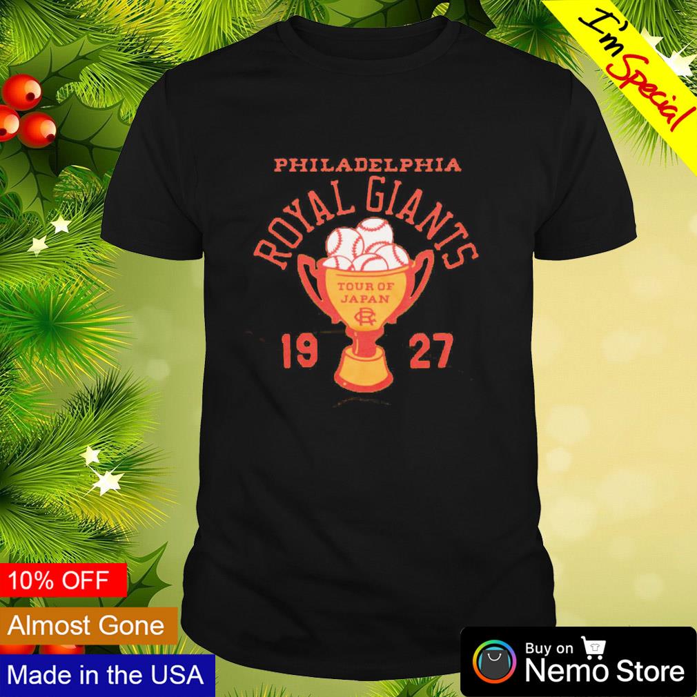 Philadelphia Royal Giants tour of Japan 1927 shirt