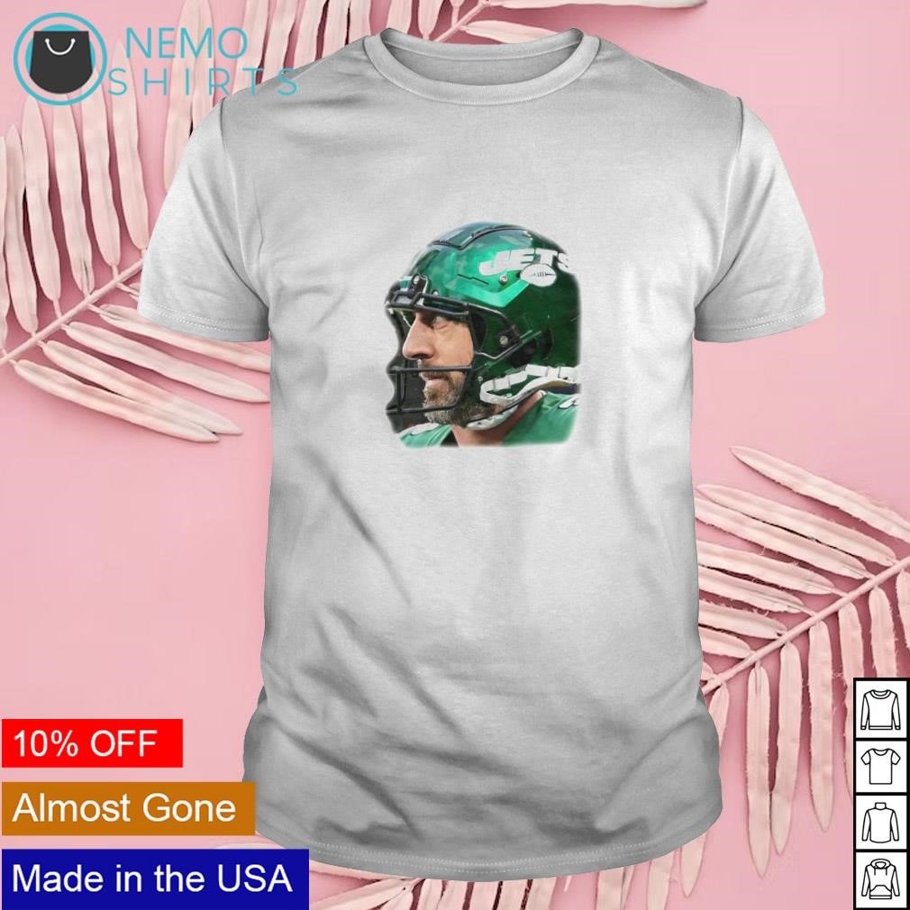 Aaron Rodgers NY Jets helmet shirt, hoodie, sweater and v-neck t-shirt