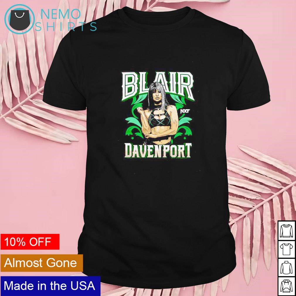 Blair Davenport emblem wrestling shirt