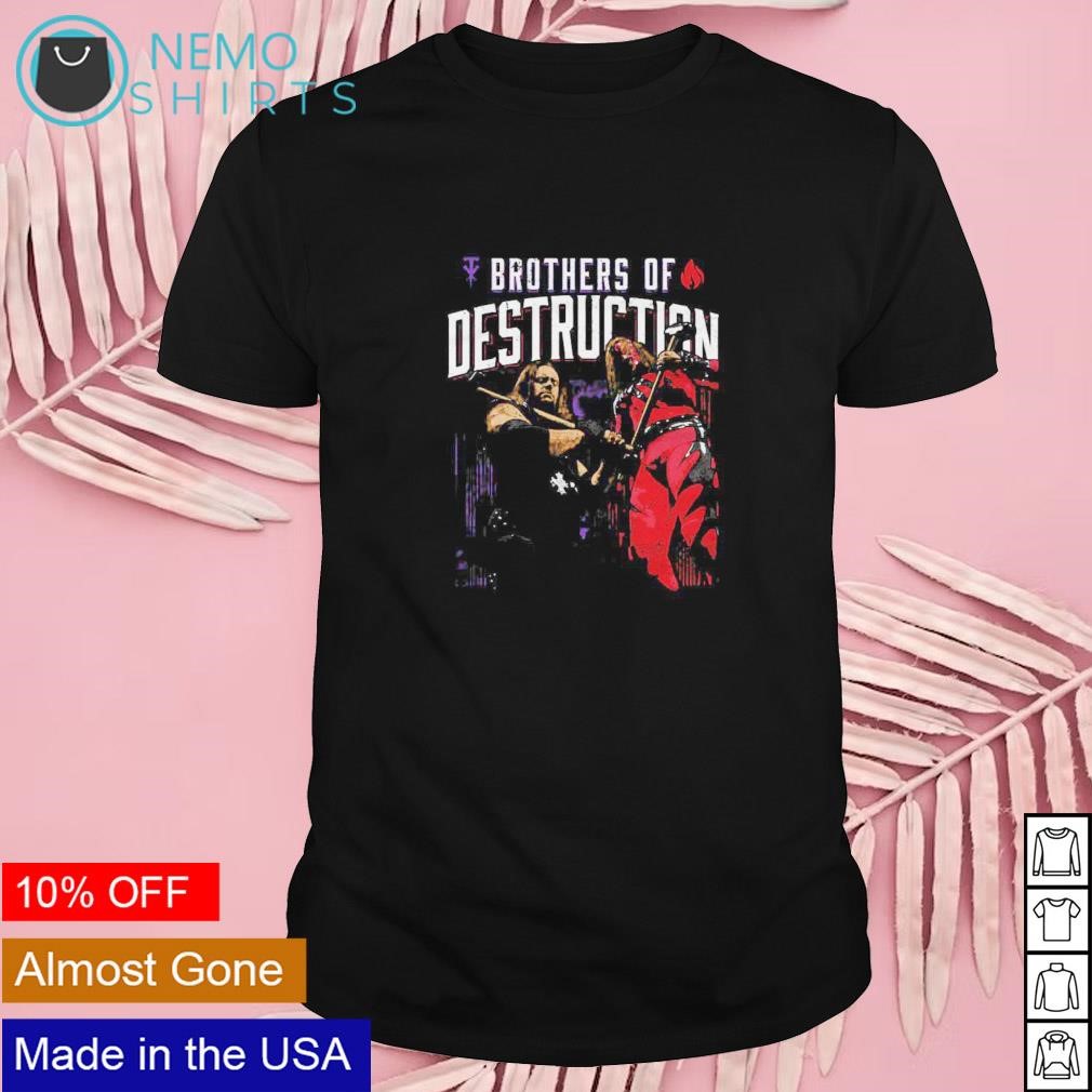 Brothers of destruction Undertaker and Kane shirt