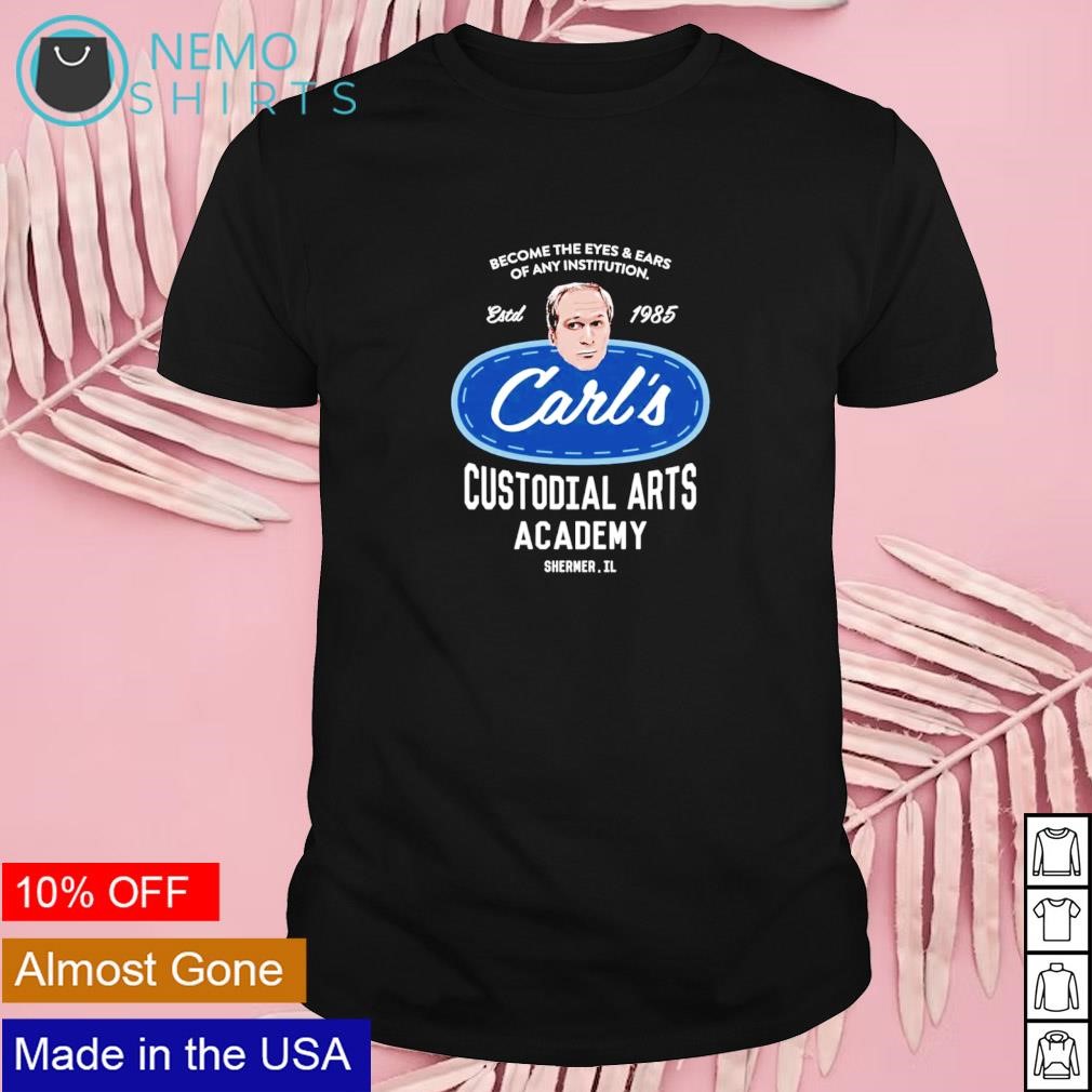 Carl's custodial arts academy breakfast club est 1985 shirt