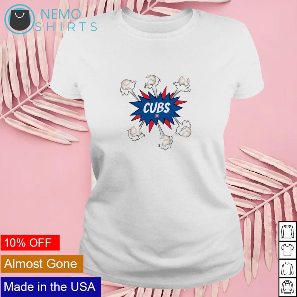 Chicago Cubs Baseball Pow Tee Shirt