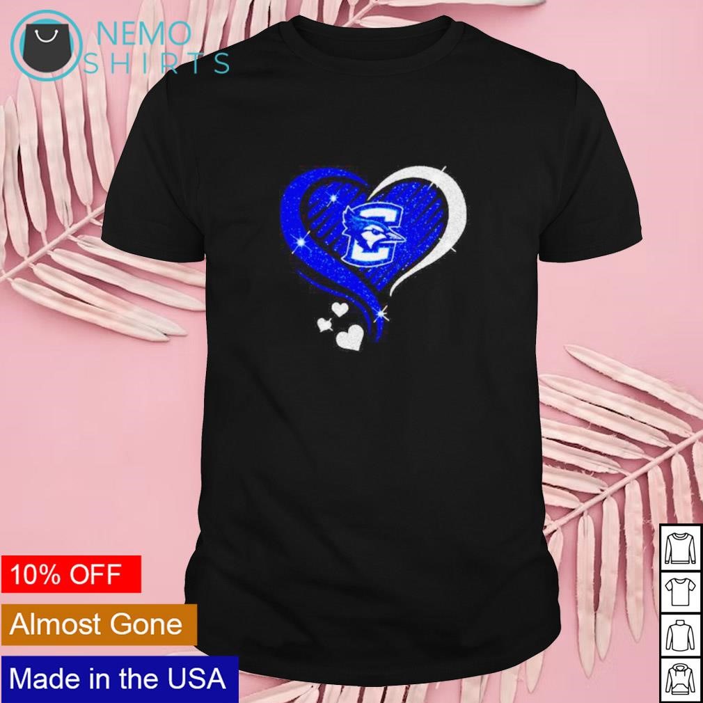 Creighton Bluejays basketball love heart diamond shirt