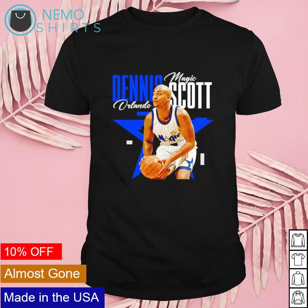 Dennis Scott Orlando Magic basketball player shirt
