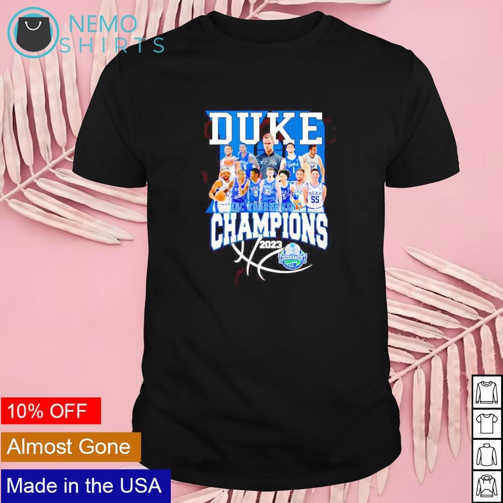 Duke Blue Devils ACC tournament champions 2023 shirt