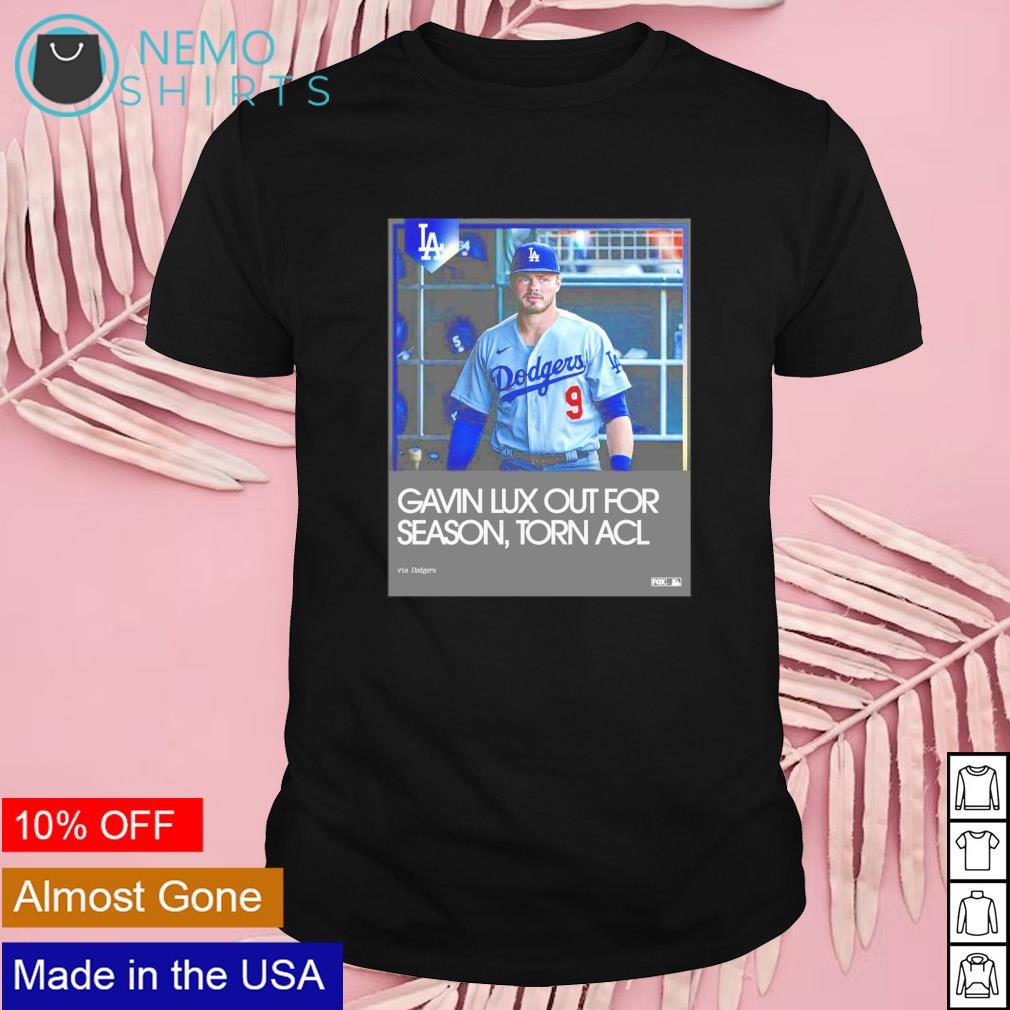 Gavin Lux Los Angeles Dodgers name and number 2023 shirt, hoodie, sweater,  long sleeve and tank top