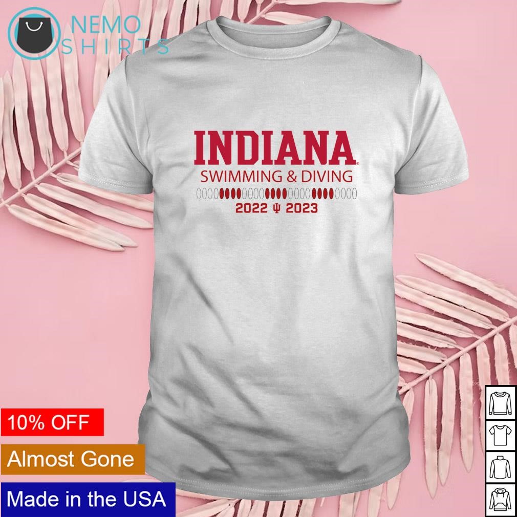 Indiana swimming and diving 2022 23 season shirt