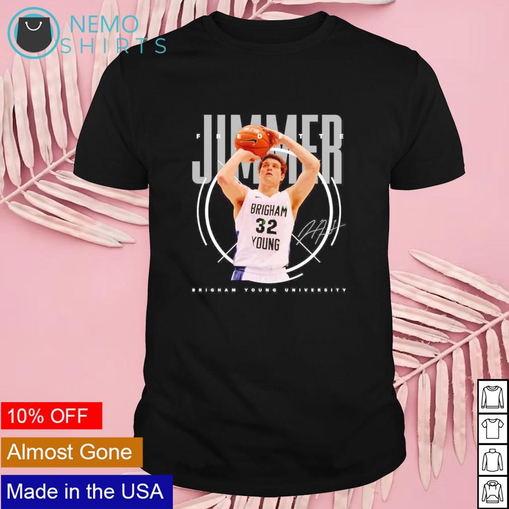 Jimmer Fredette College basketball Brigham Young University shirt