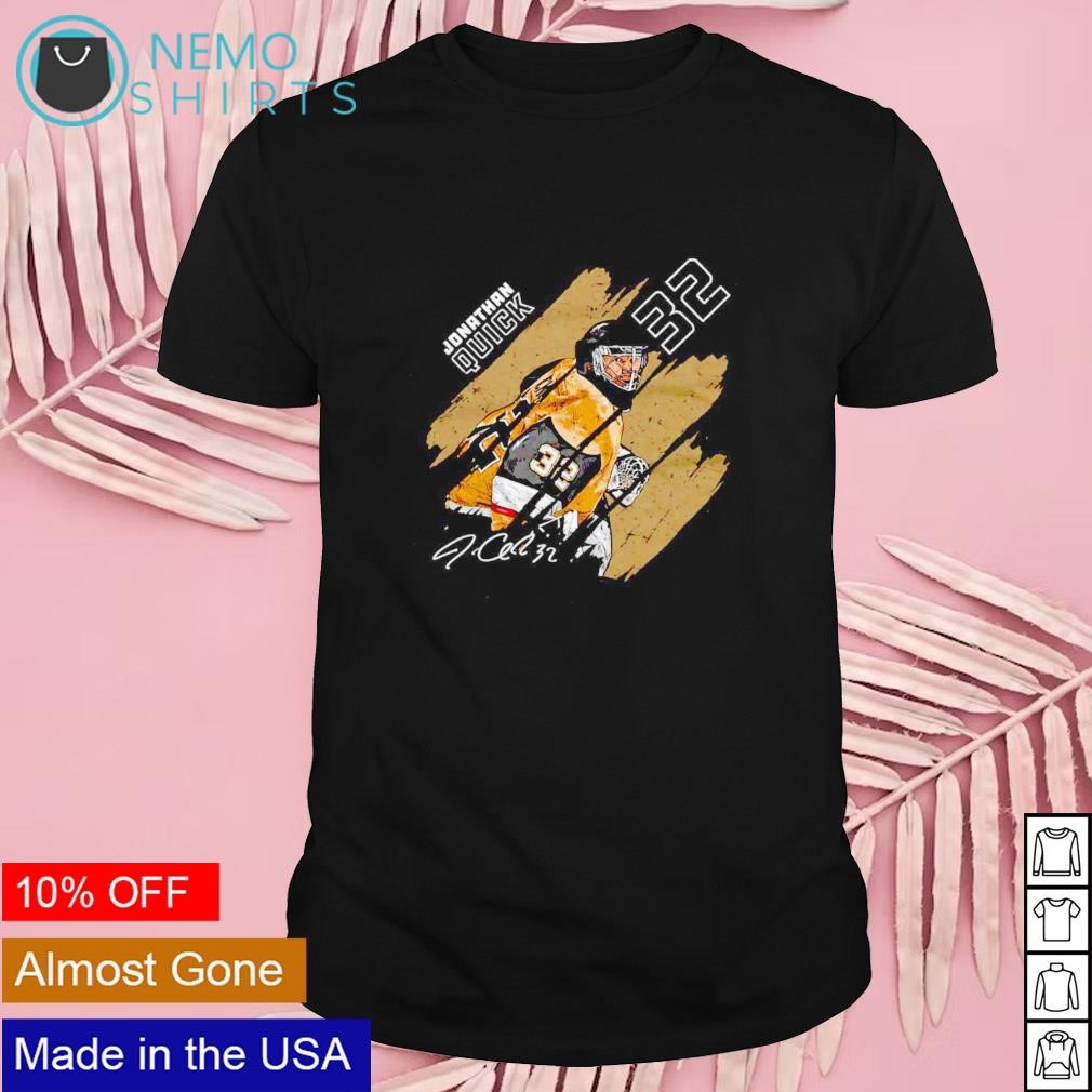 Jonathan Quick no 32 Vegas Golden Knights stripes shirt