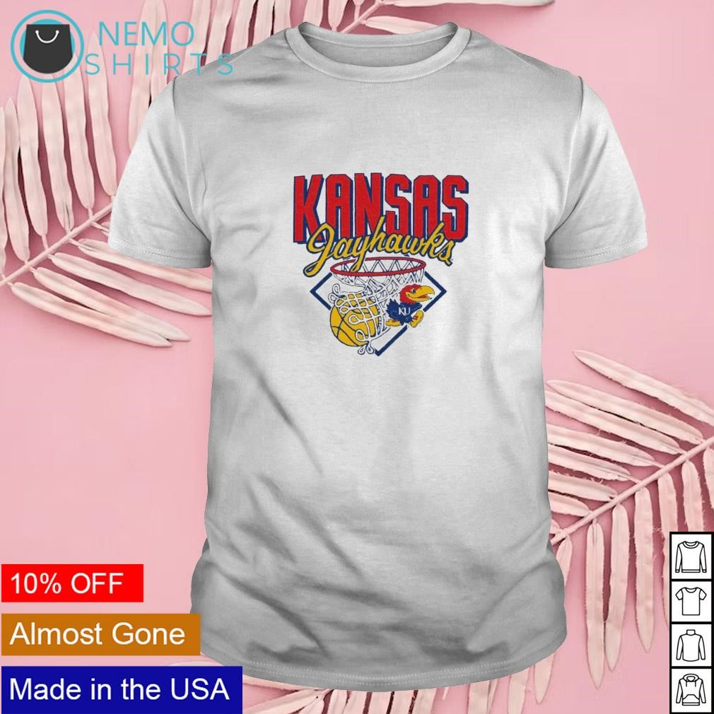 Kansas Jayhawks nothing but net shirt