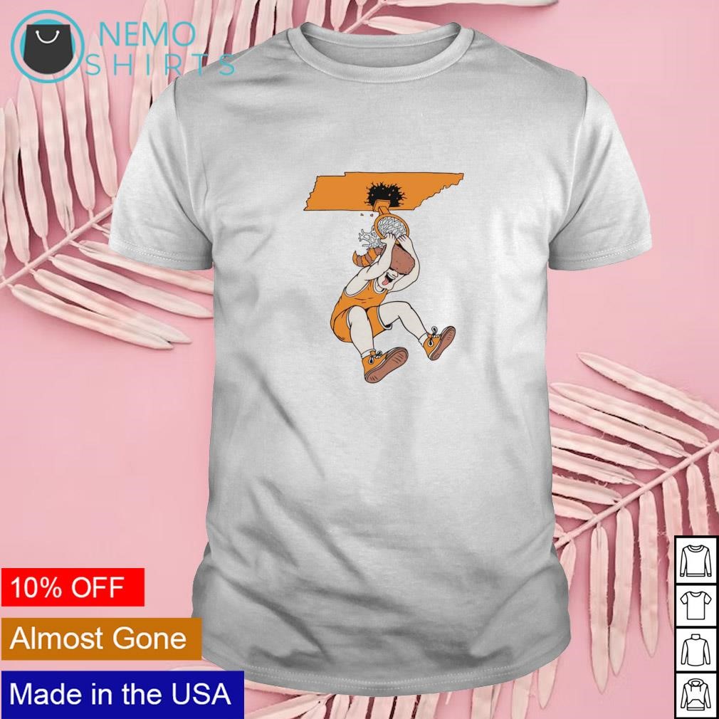 Knoxville dunk Tennessee Volunteers basketball shirt