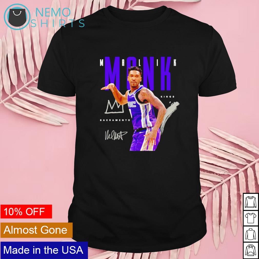 Malik Monk Sacramento Kings basketball signature shirt