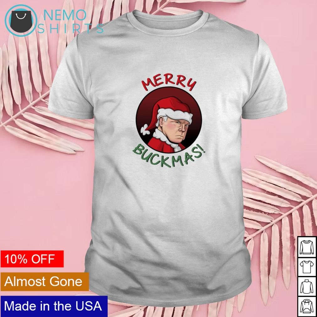 Merry buckmas Santa Trump shirt