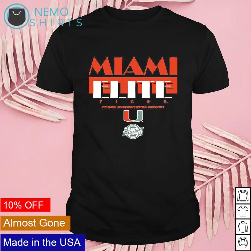 Miami Hurricanes basketball Elite Eight 2023 shirt