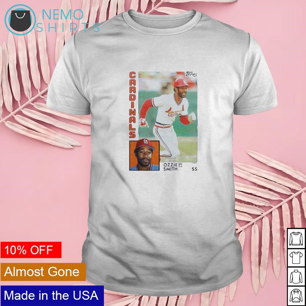 Ozzie Smith St. Louis Cardinals 1984 topps baseball shirt