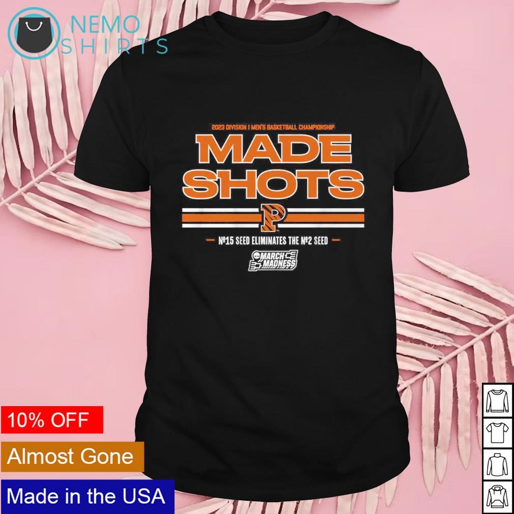 Princeton Tigers made shots 2023 men's basketball March Madness shirt