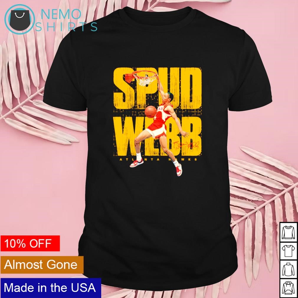 Spud Webb Atlanta Hawks basketball shirt