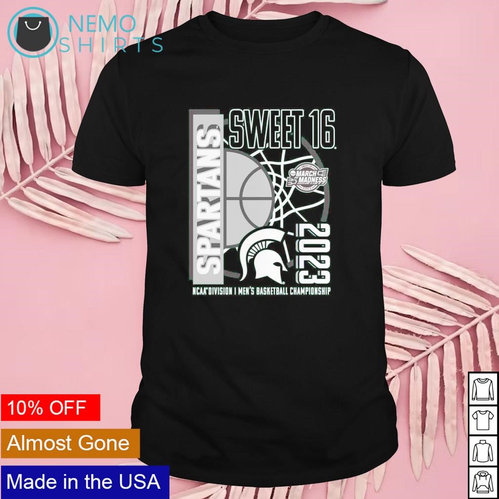 Sweet 16 Michigan State Spartans 2023 NCAA men's basketball tournament March Madness shirt
