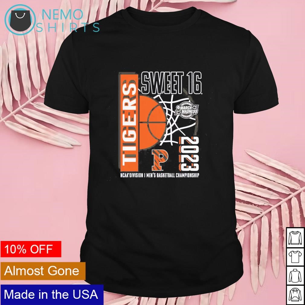 Sweet 16 Princeton Tigers 2023 NCAA men's basketball tournament march madness shirt