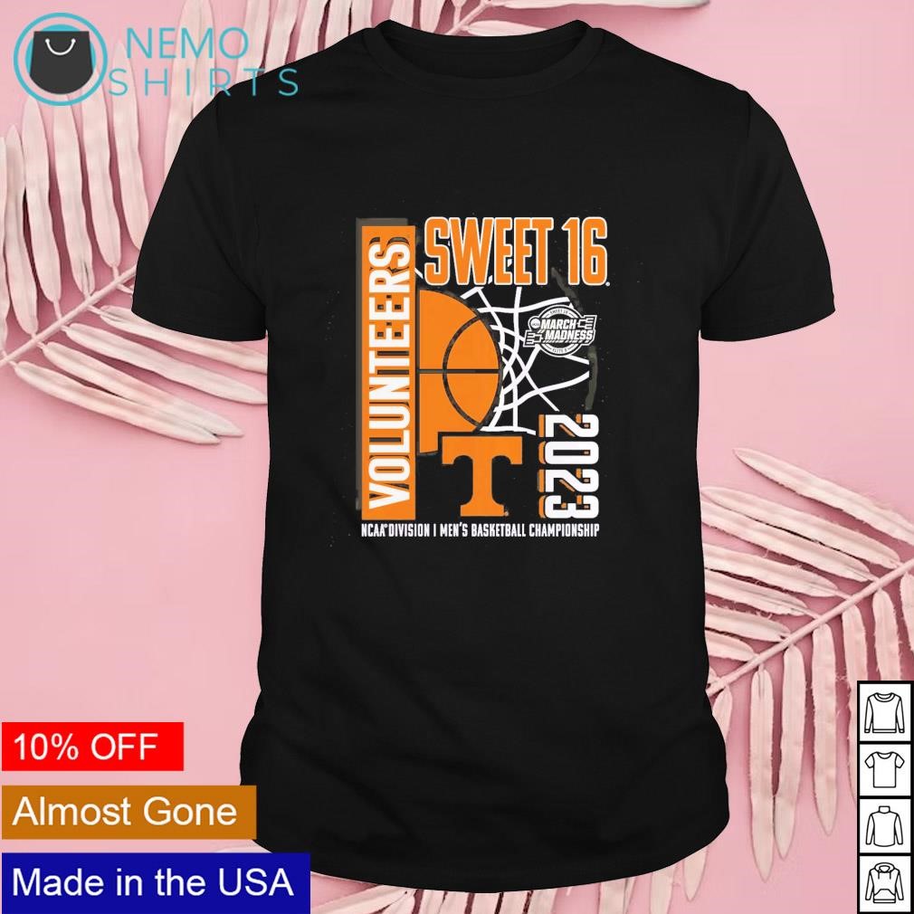 Sweet 16 Tennessee Volunteers 2023 NCAA men's basketball tournament march madness shirt