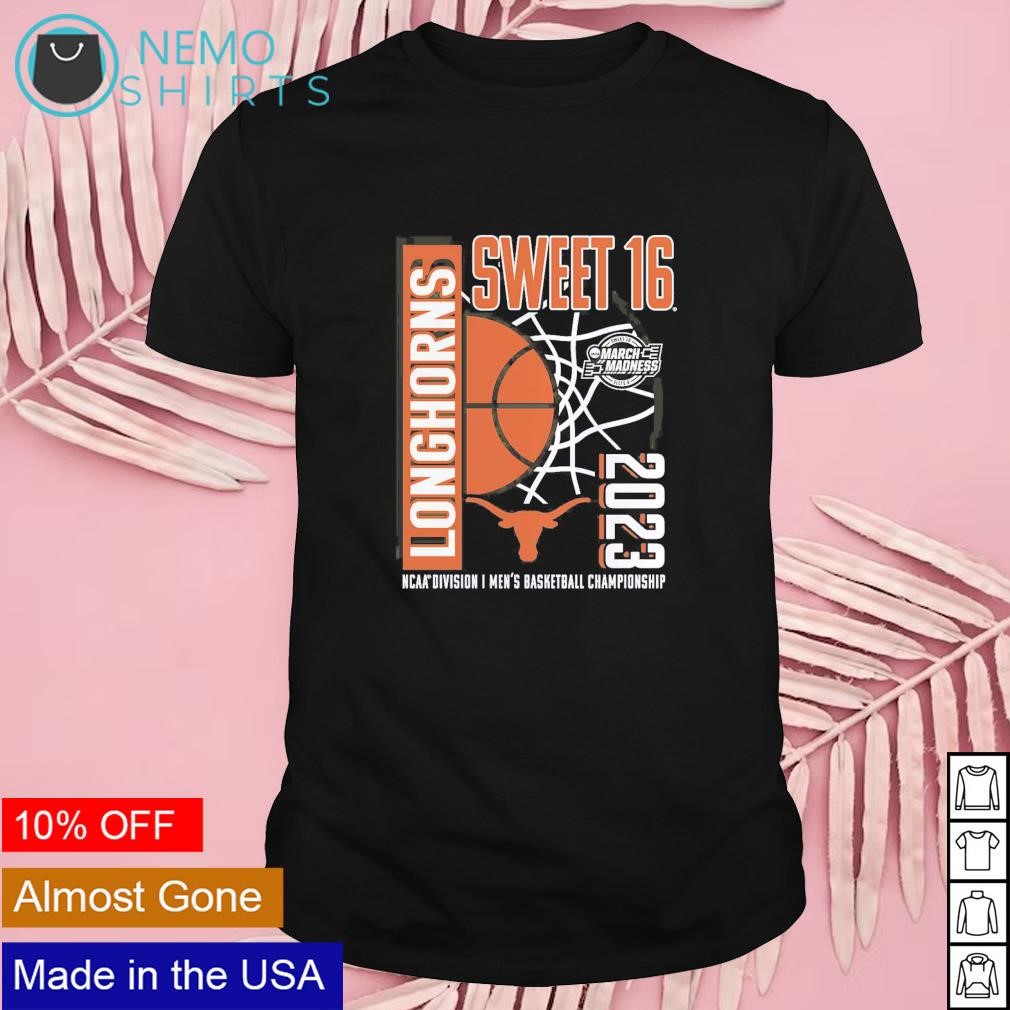 Sweet 16 Texas Longhorns 2023 NCAA men's basketball tournament march madness shirt