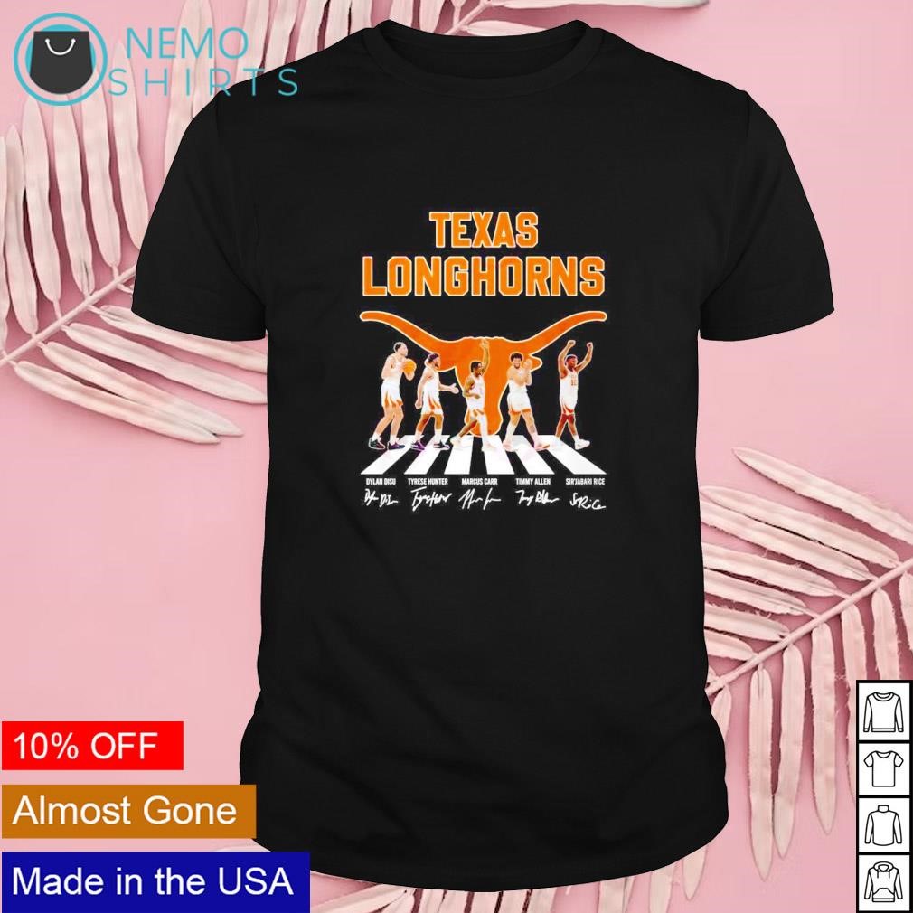 Texas Longhorns signatures shirt