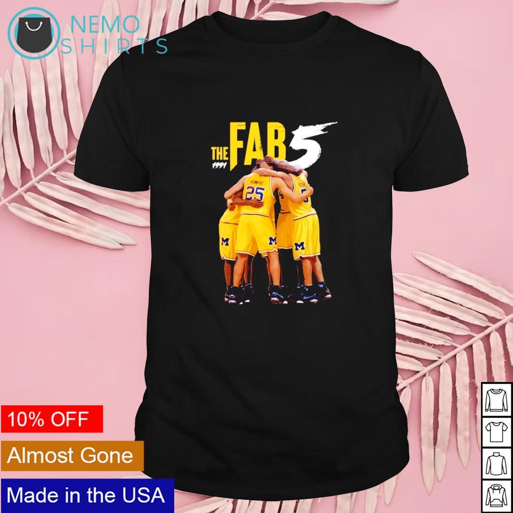 The Fab 5 University of Michigan 1991 shirt