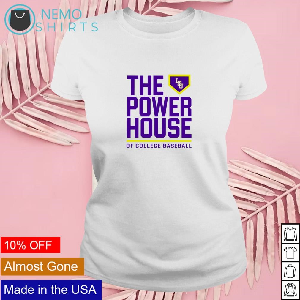 LSU Tigers the power house of college baseball shirt, hoodie