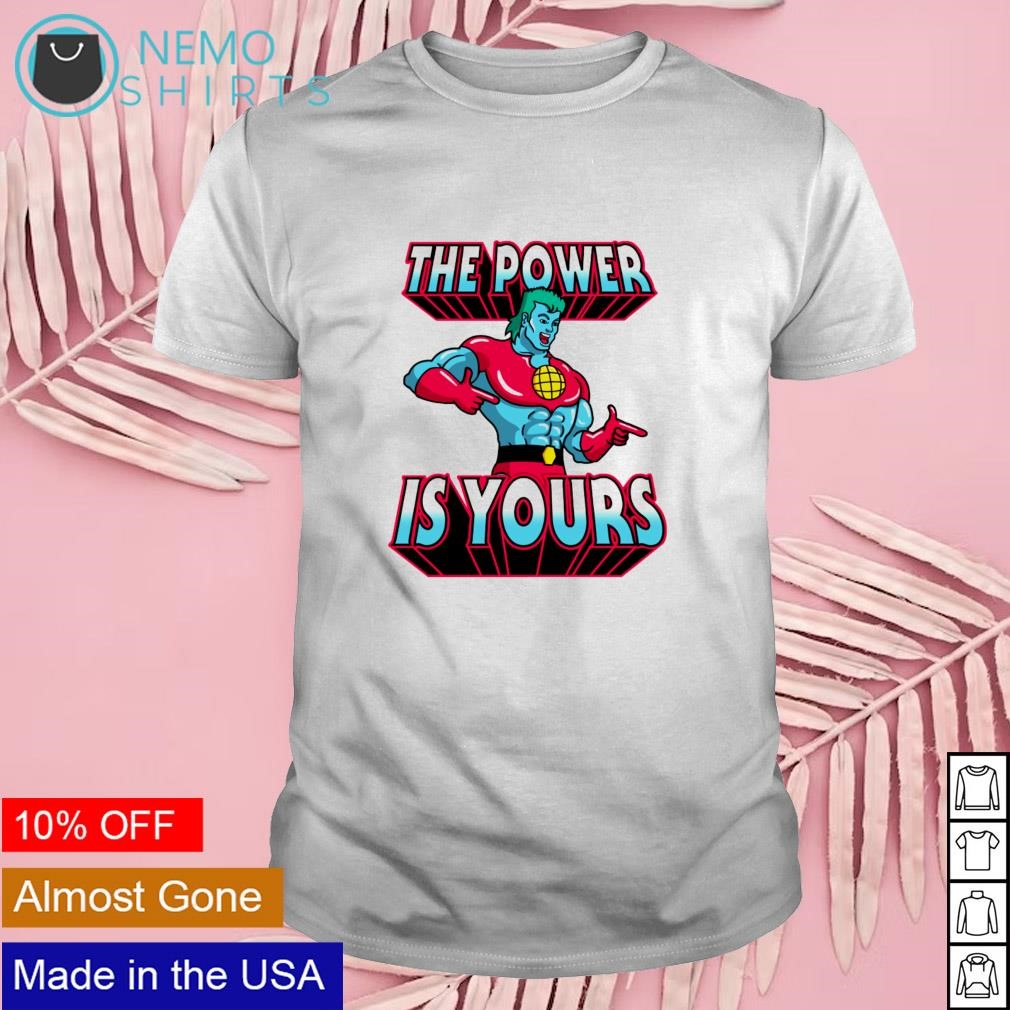 The power is yours captain planet shirt, hoodie, sweater and v-neck t-shirt