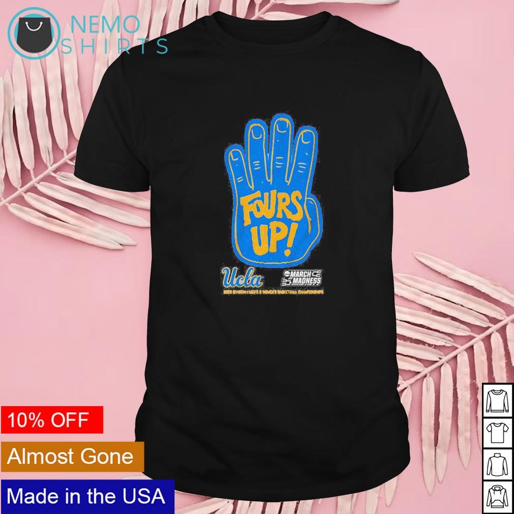 UCLA basketball fours up shirt