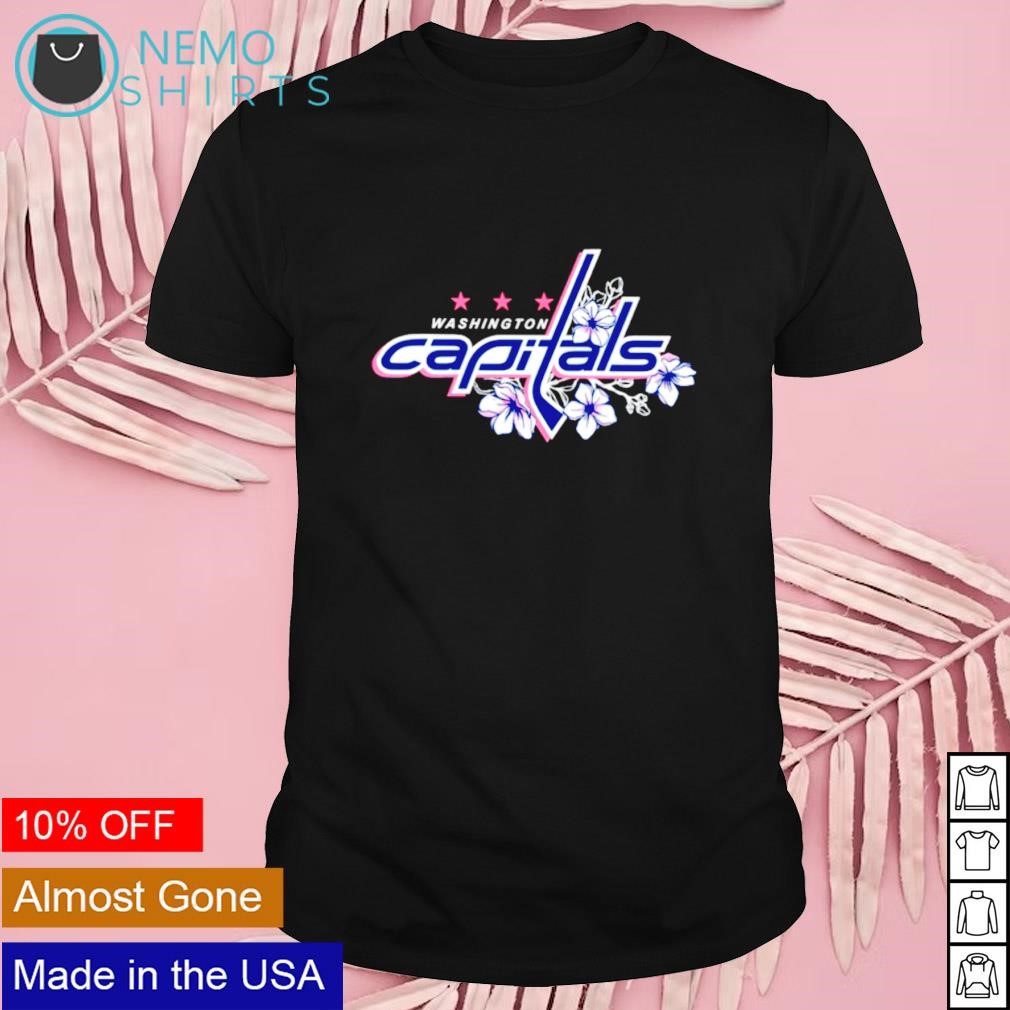 Washington Capitals hockey cherry blossoms shirt
