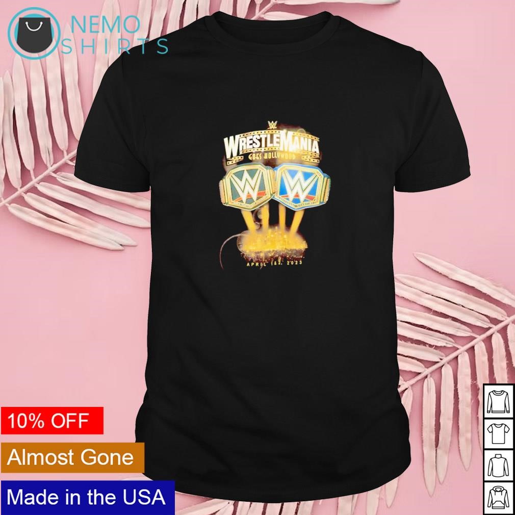 WrestleMania 39 goes Hollywood Mitchell and Ness 2023 shirt