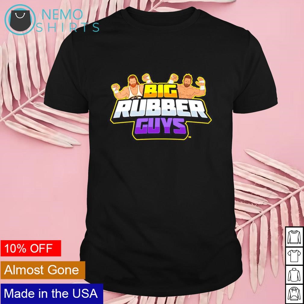 Big Rubber Guys major wrestling figure podcast shirt
