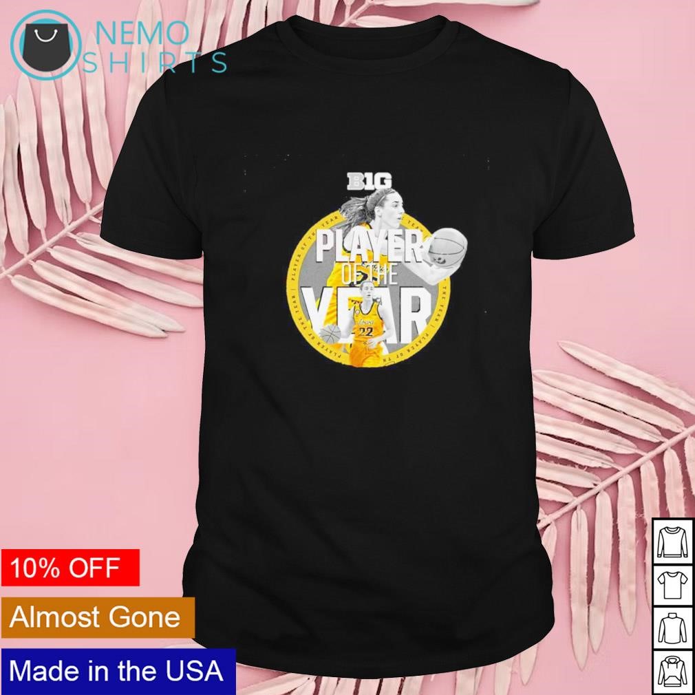 Big Ten player of the year 2023 Caitlin Clark Iowa Hawkeyes shirt