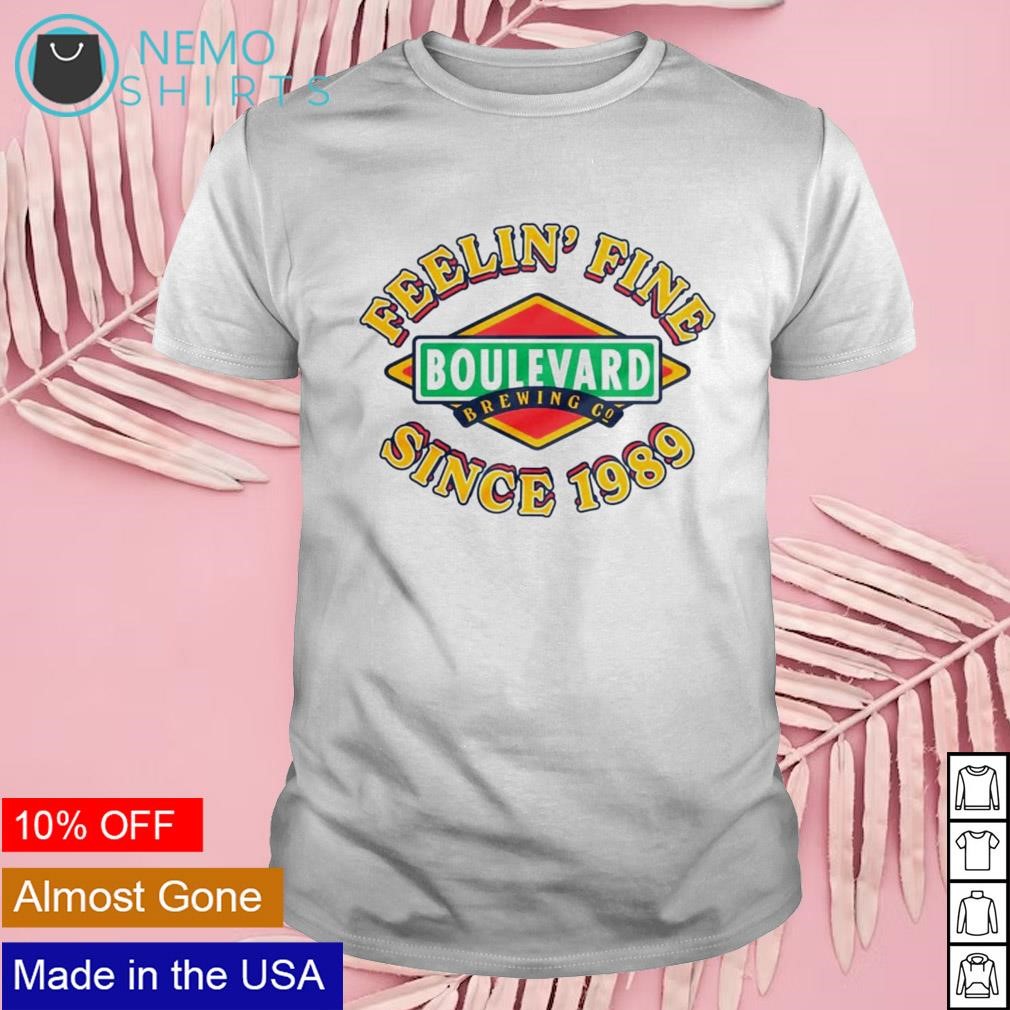 Boulevard feelin' fine since 1989 shirt