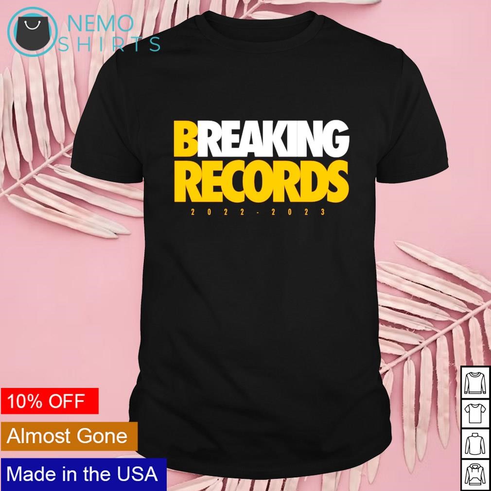 Breaking Records Boston Bruins 2022 2023 shirt