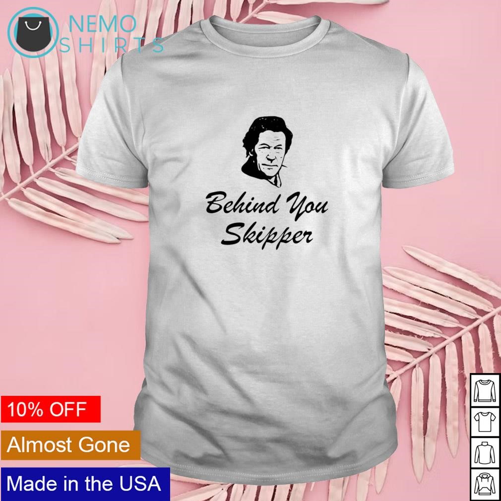 Imran Khan behind you skipper shirt