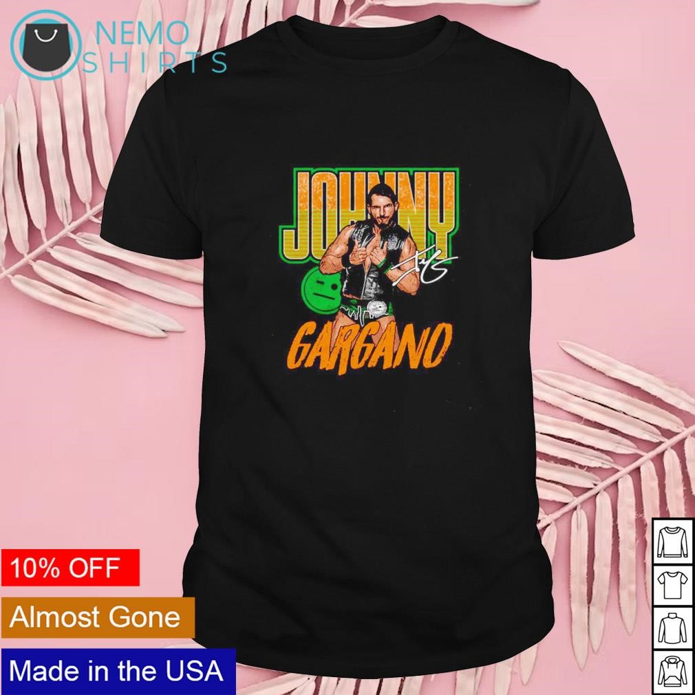 Johnny Gargano wrestling pose shirt