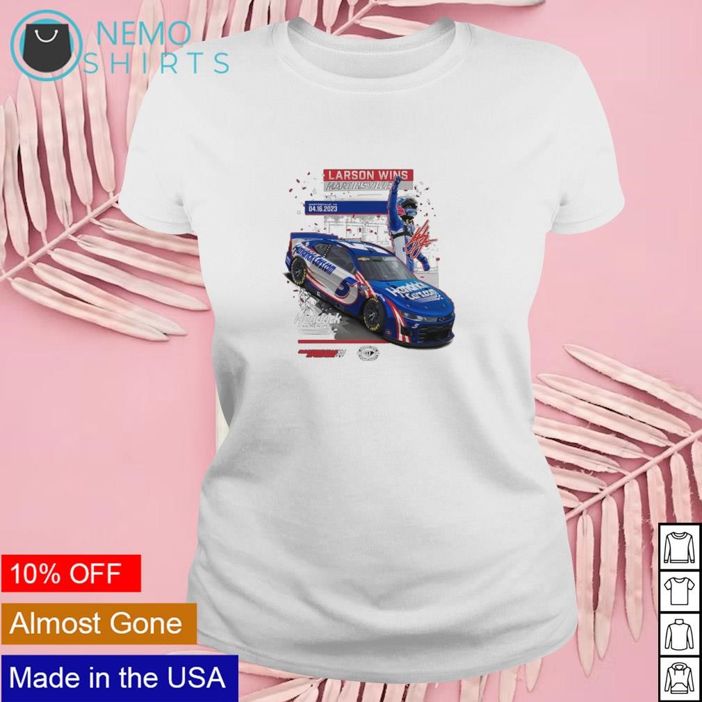 Kyle Larson checkered flag sports 2023 Martinsville speedway race winner  shirt, hoodie, sweater and v-neck t-shirt