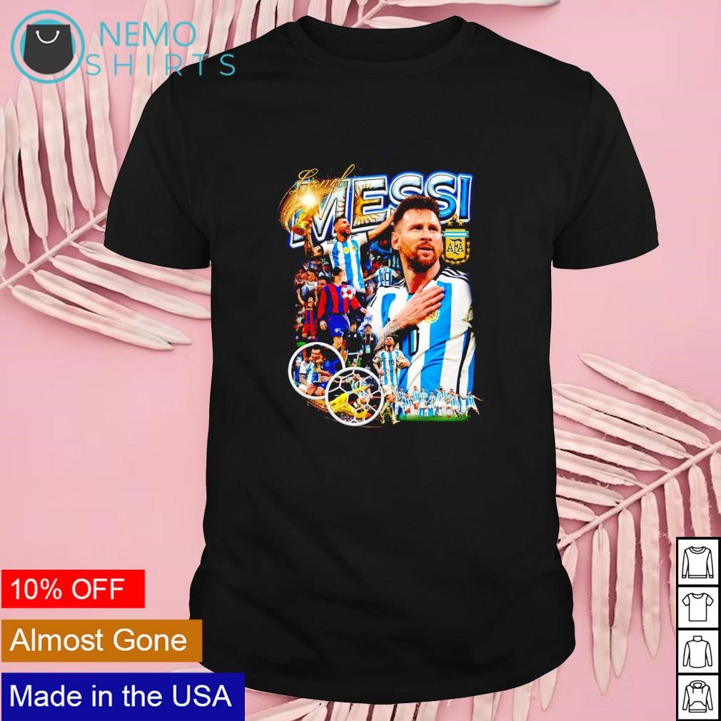 Lionel Messi Argentina AFA world cup shirt