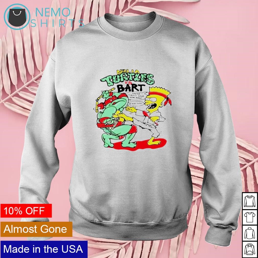 https://images.nemoshirt.com/2023/04/Ninja-Turtles-vs-Bart-Simpson-shirt-Mock-Up-Nemo-sweater-white-.jpg