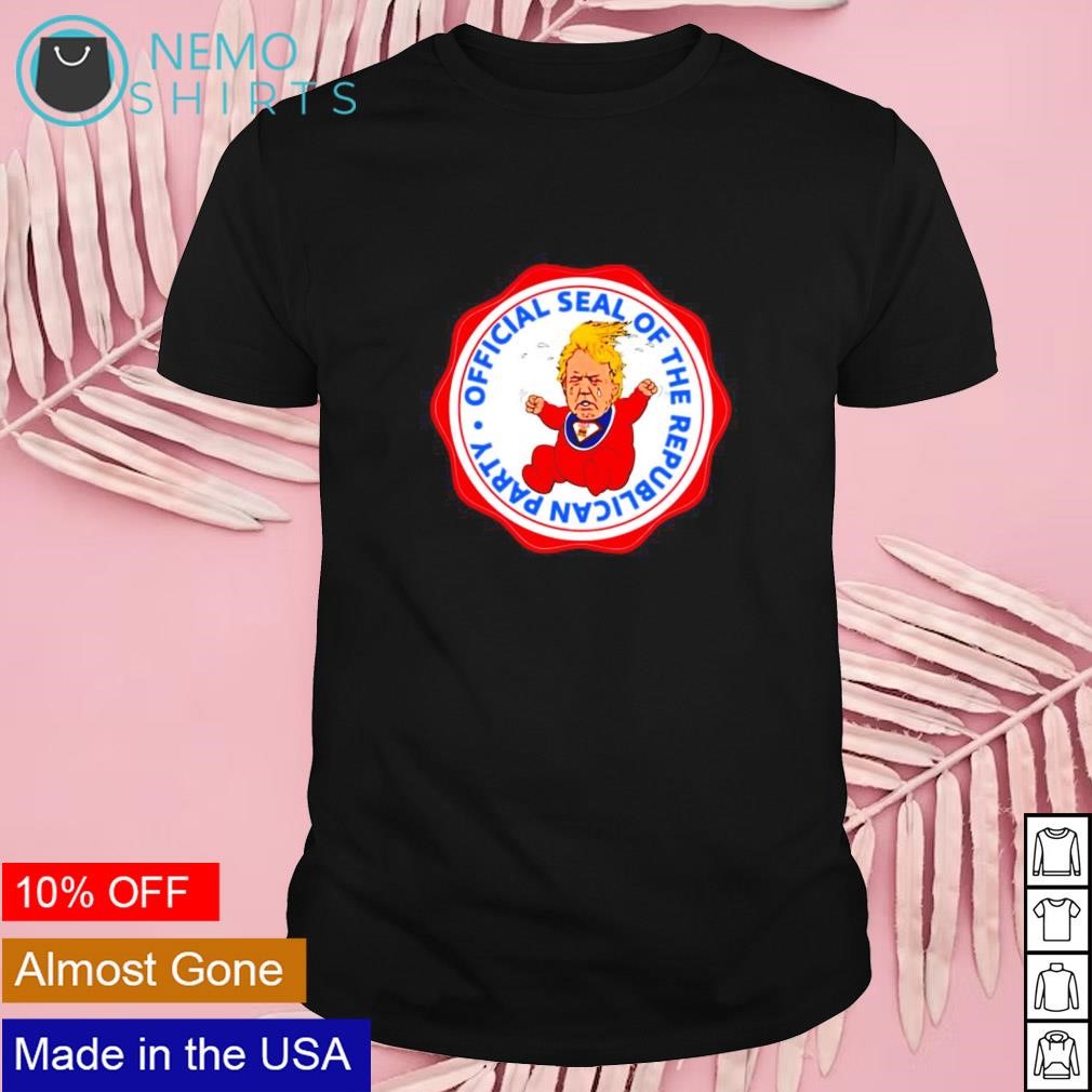 Official seal of the Republican party Trump baby shirt