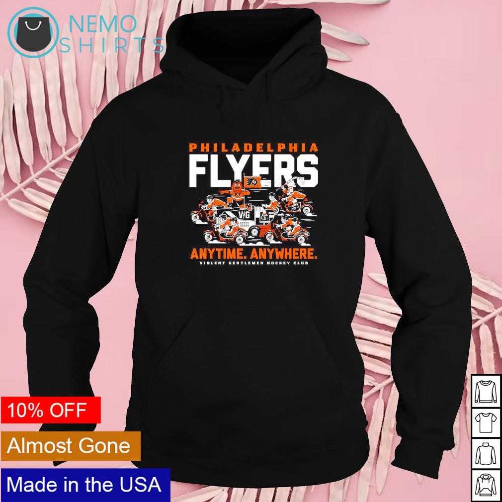 Flyers anytime anywhere hoodie new arrivals