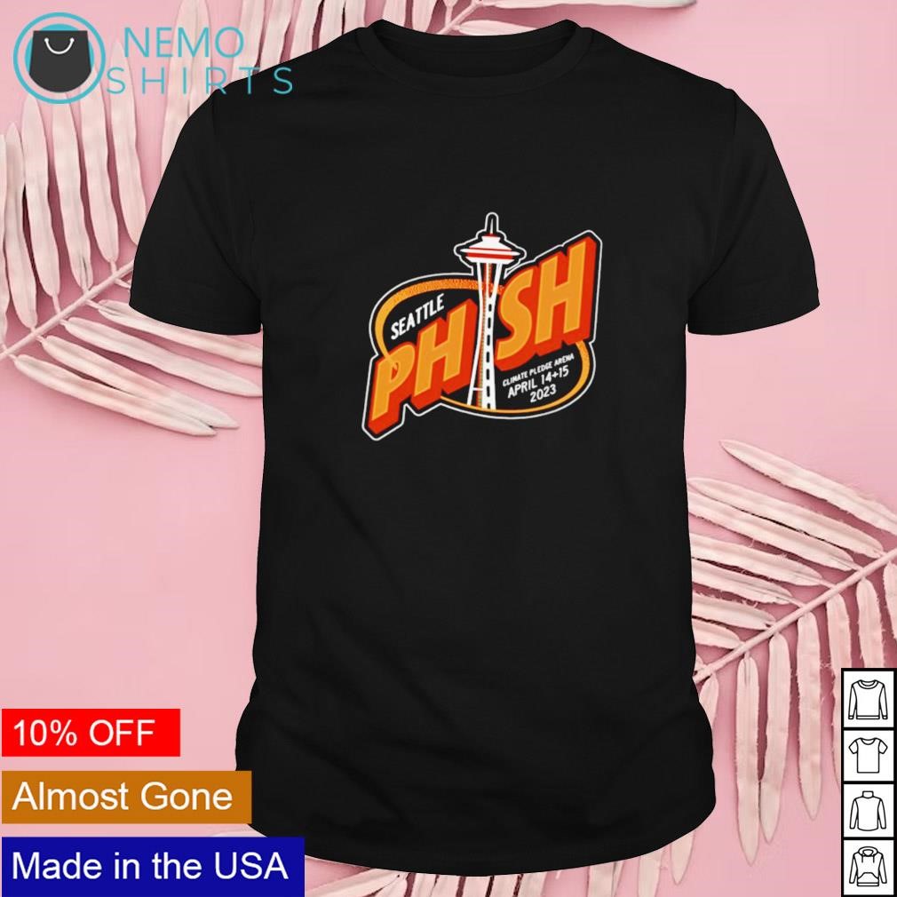 Seattle phish climate pledge arena April 14 15 2023 shirt