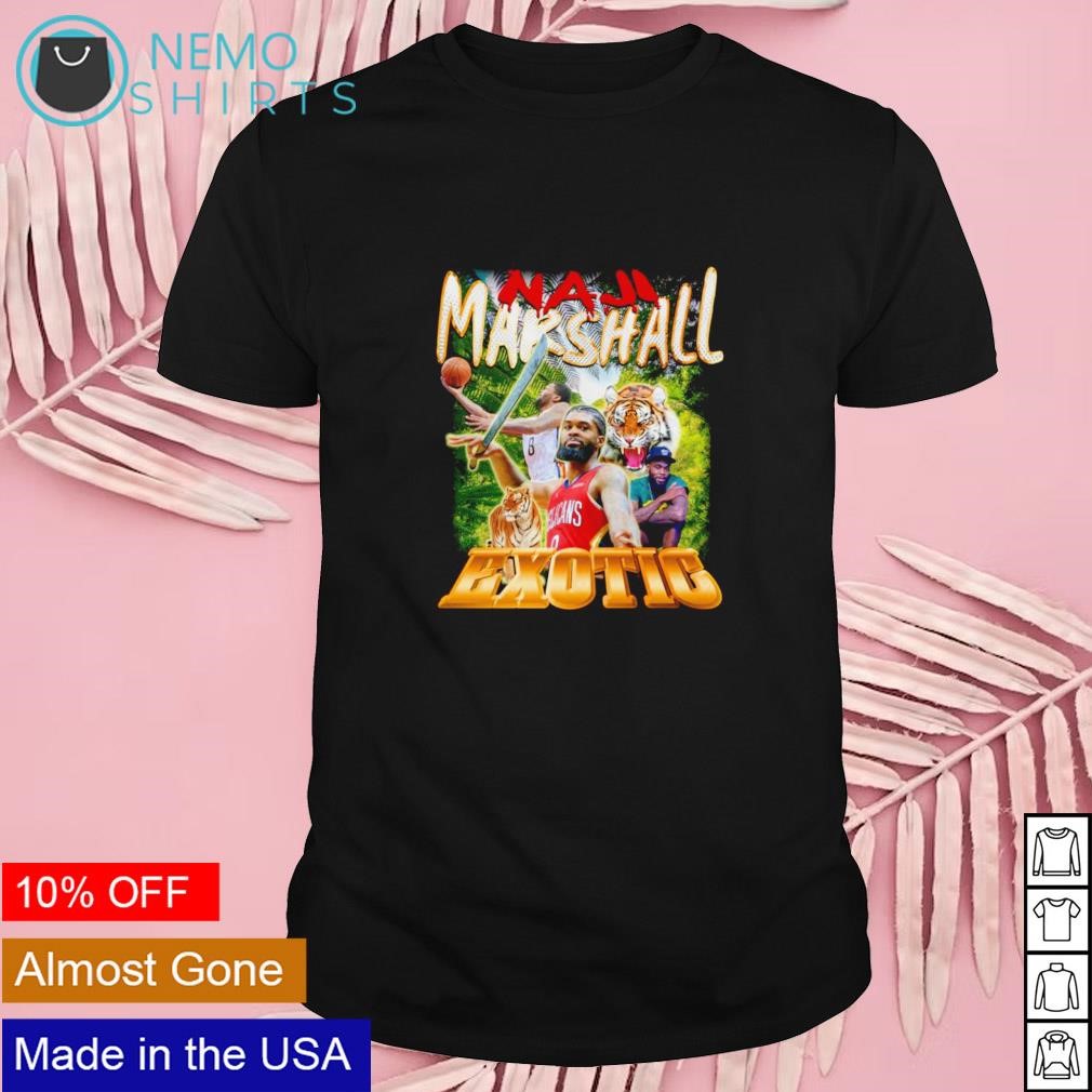 The exotic Naji Marshal New Orleans Pelicans shirt